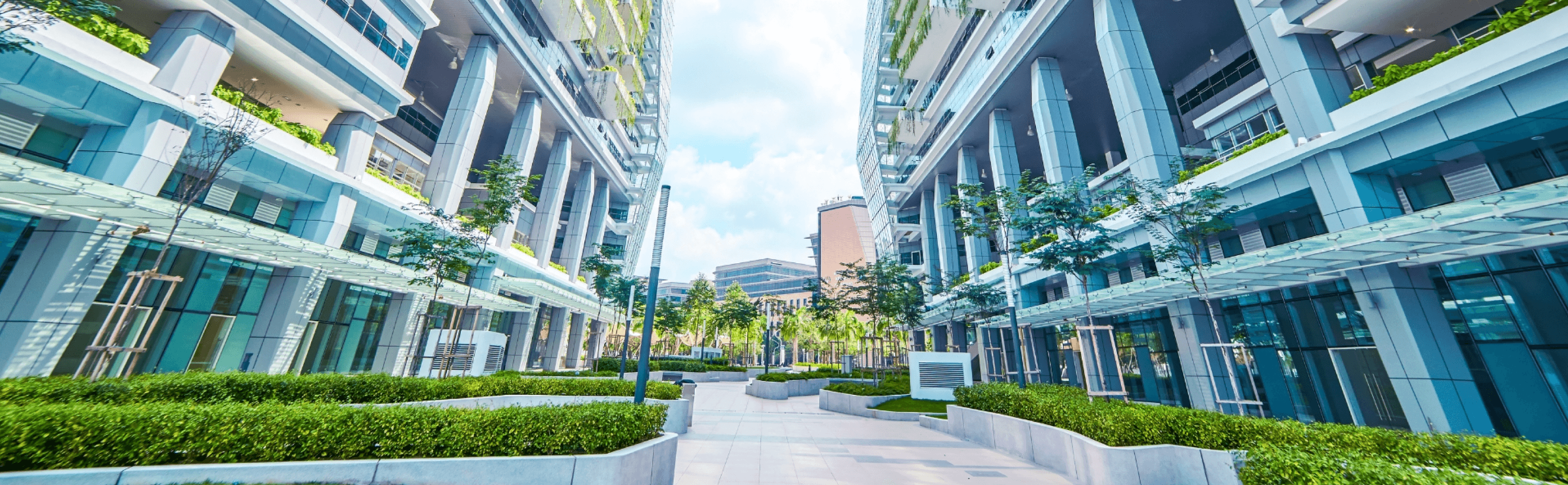 Modern city landscape